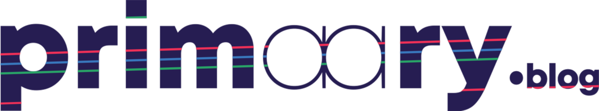 logo avec bandes colorées